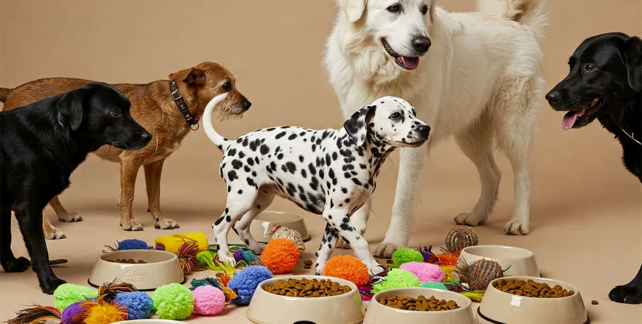 Vendita di articoli per cani