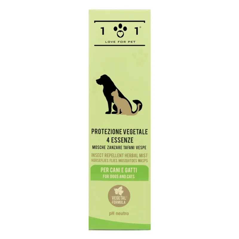 spray protezione vegetale quattro essenze 250 ml per cani e gatti - Vista Principale 2