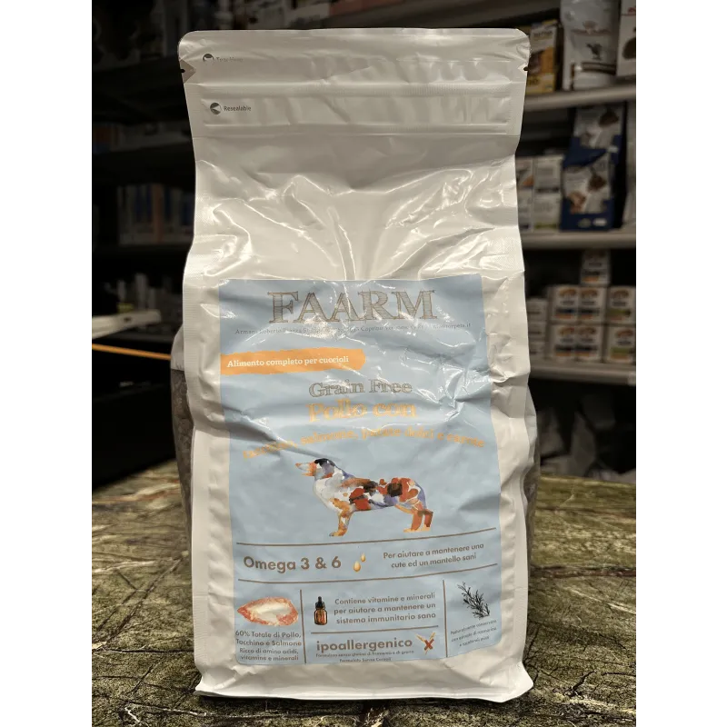 FAAR CROCCHETTE - pollo con tacchino salmone patate dolci e carote - Vista Principale 2