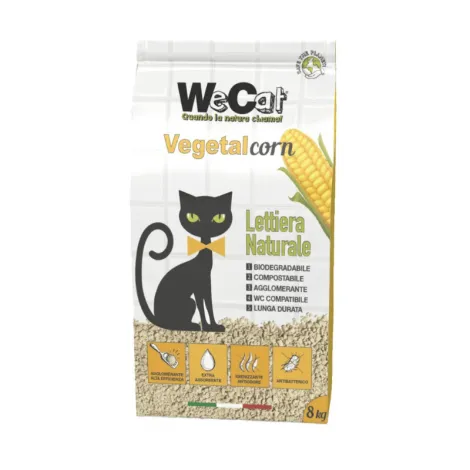 wecat lettiera vegetal corn 8 kg
