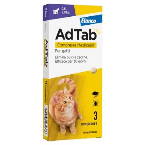 elanco adtab compresse masticabili per gatti 0,5-2 kg