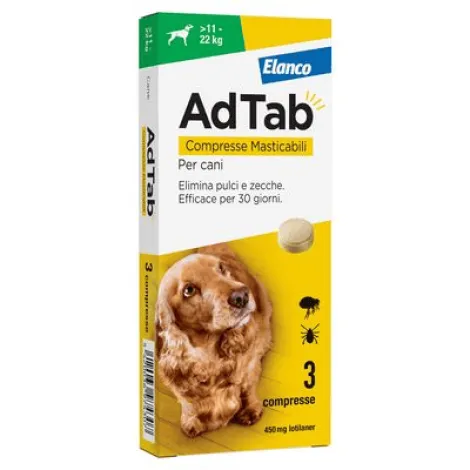 elanco adtab compresse masticabili per cani 11-22 kg