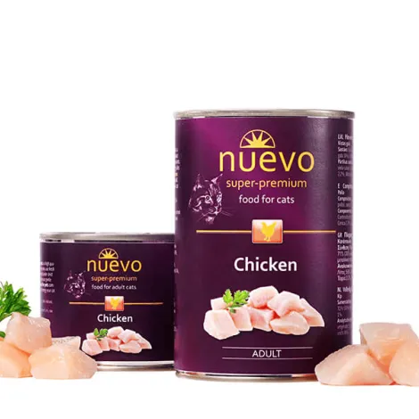 nuevo adult umido per gatto pollo