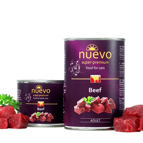 nuevo adult umido gatto manzo