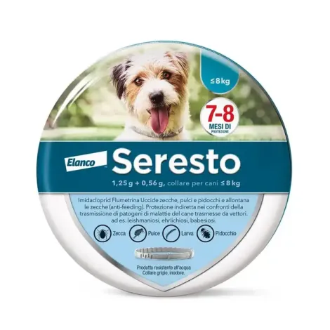 seresto collare antiparassitario per cani sotto gli 8 kg