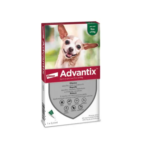 advantix spot on per cani fino a 4 kg