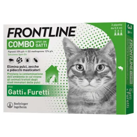 frontline spot on combo per gatti