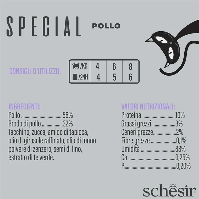 schesir light pollo in mousse 70g in busta - Altra Vista Secondaria