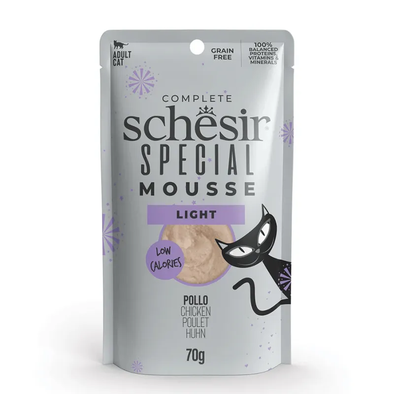 schesir light pollo in mousse 70g in busta - Vista Principale 2
