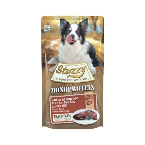 stuzzy monoprotein manzo con mirtilli 150 gr