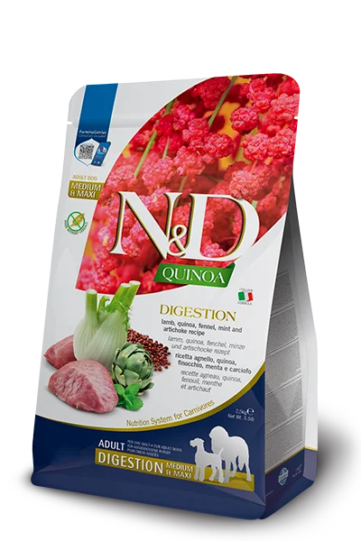 ND Quinoa canine Digestion Lamb Medium & Maxi 7kg