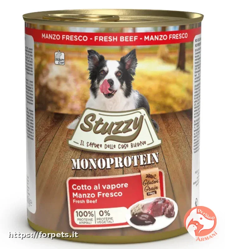 Stuzzy dog monoprotein manzo 800gr
