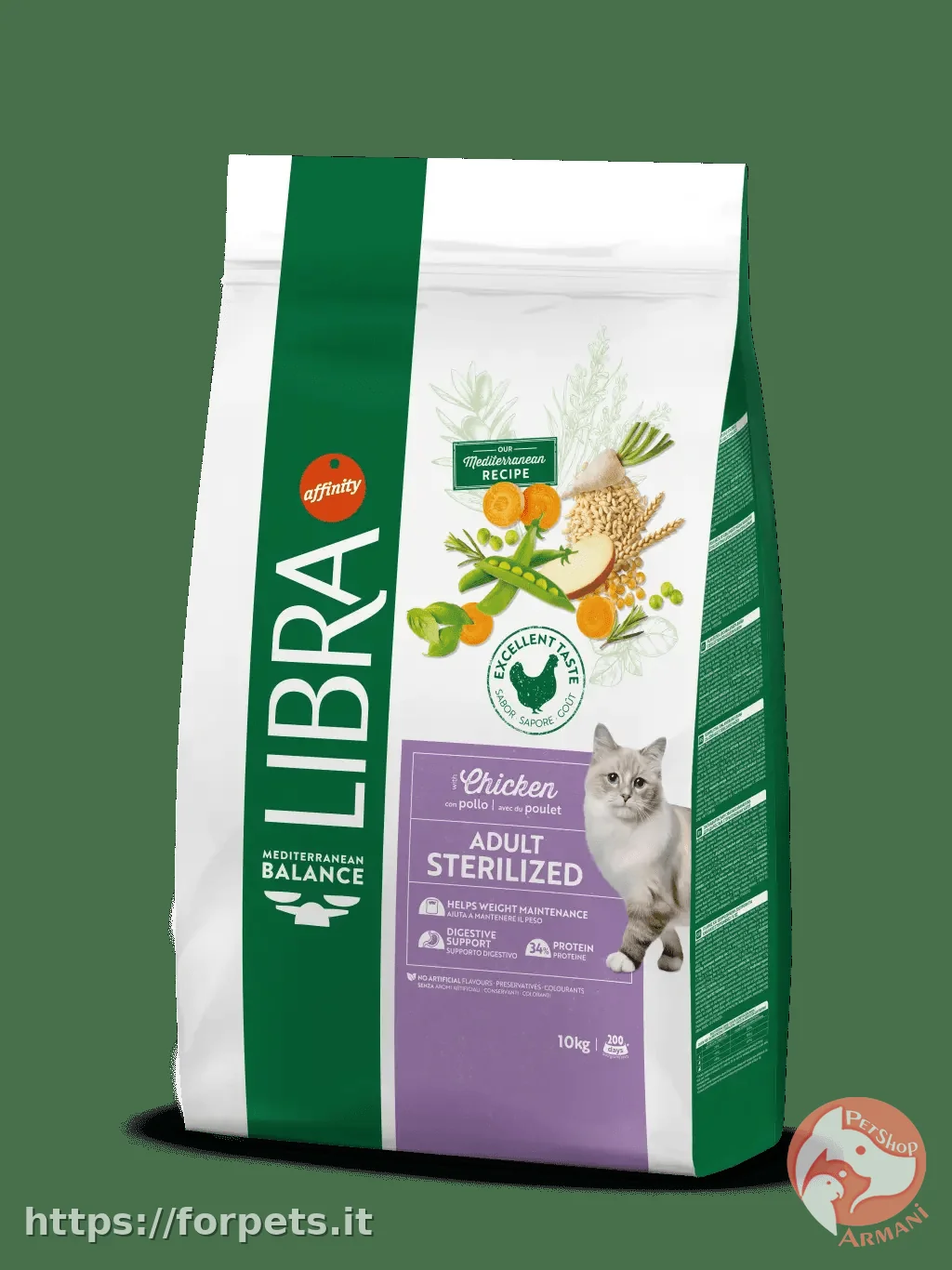 Libra gatti adult strelized pollo 10kg