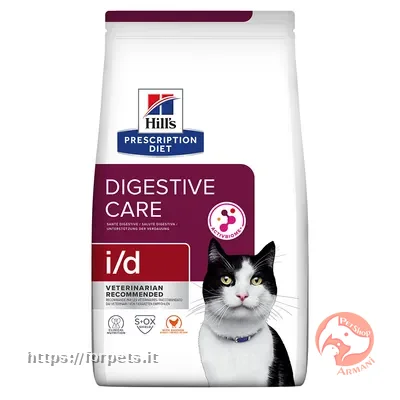 Hill's Prescription Diet i/d Digestive Care con Pollo per gatto 1,5kg