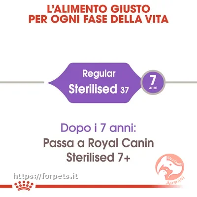 Royal Canin Sterilised Crocchette gatto sacco da 10kg - Vista Principale 2
