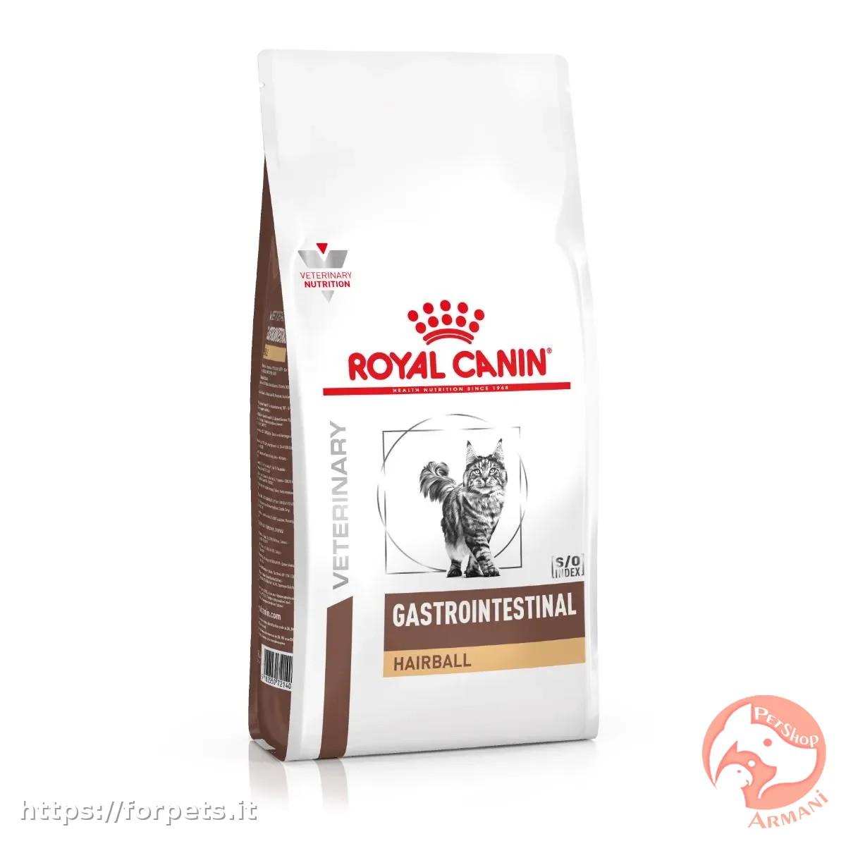 Royal Canin Veterinary Diet Gastrointestinal Hairball Gatto 2 kg