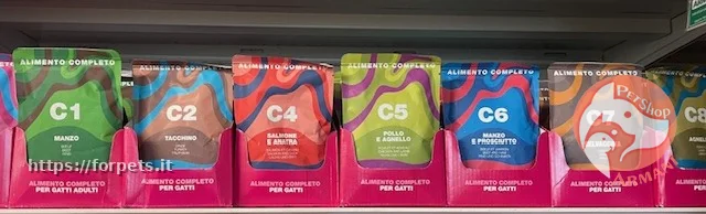 Natural Code umido in busta da 70gr alimento completo per gatti