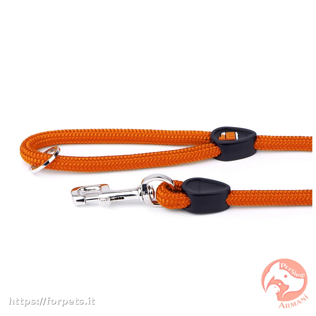 Guinzaglio in Corda memopet arancione 110cm spessore 0,8cm