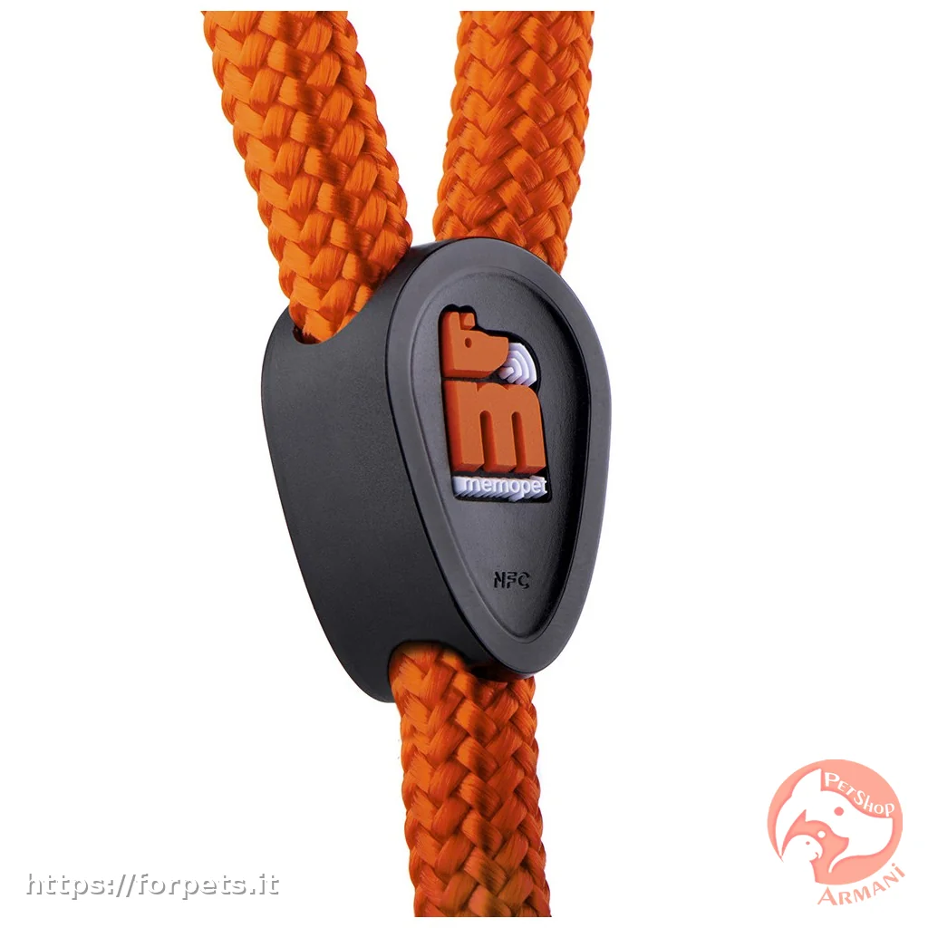 Guinzaglio in Corda memopet arancione 110cm spessore 0,8cm - Vista Principale 2