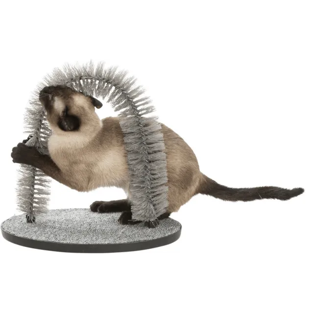 arco da massaggio e cura del pelo per gatti - Altra Vista Secondaria