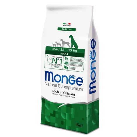 monge superpremium adult maxi con pollo 12kg