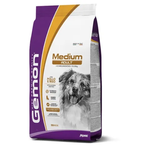 monge gemon medium adult con pollo e riso formato 15kg